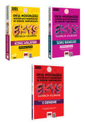 Yargı Yayınları 2025 MEB EKYS Hazırlık Kılavuzu Konu - Soru - Deneme Seti (3 Kitap) - Yargı Yayınları