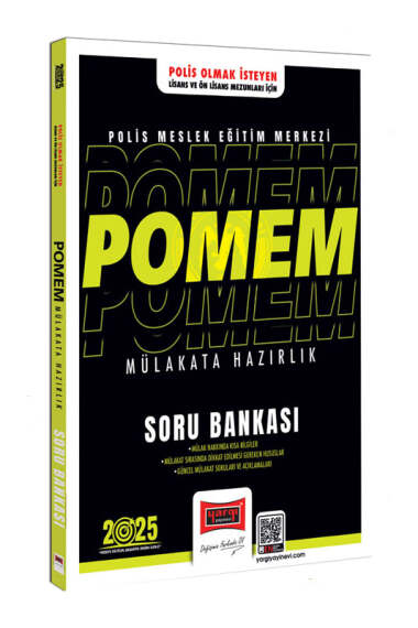 Yargı Yayınları 2025 POMEM Mülakata Hazırlık Soru Bankası - 1