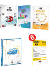 Yargı Yayınları 2025 TYT Fizik Kimya Biyoloji ve TYT Matematik Soru Bankası Seti - Yargı Yayınları