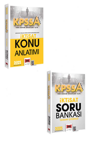 Yargı Yayınları 2025 KPSS-A Grubu Tüm Kurum Sınavları İçin İktisat Konu Anlatımı ve Soru Bankası - 1