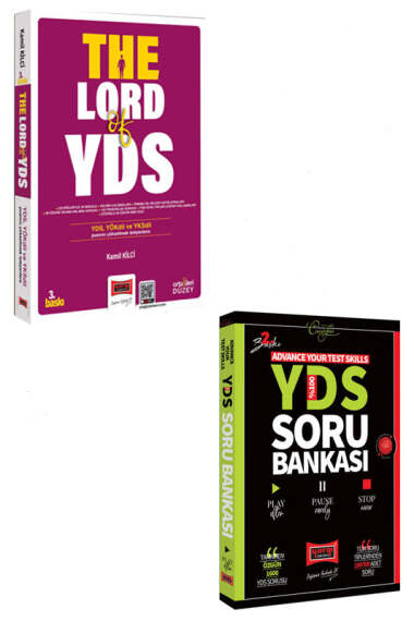 Yargı Yayınları 2025 The Lord Of YDS ve Advance Your Test Skills YDS Soru Bankası (2 Kitap) - 1