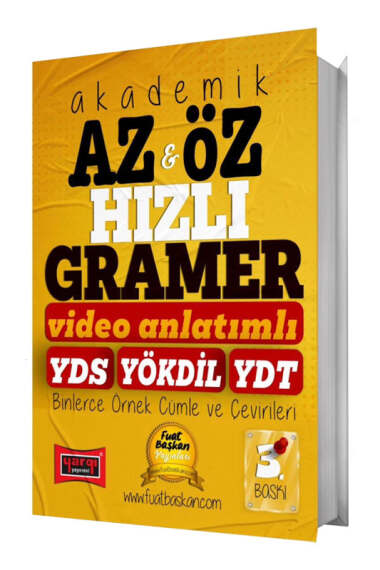 Yargı Yayınları 2025 YDS YÖKDİL YDT Akademik Az & Öz Hızlı Gramer (Video Anlatımlı) - 1