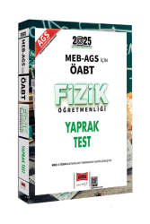 Yargı Yayınları 2025 MEB-AGS ÖABT Fizik Öğretmenliği Yaprak Test - Yargı Yayınları
