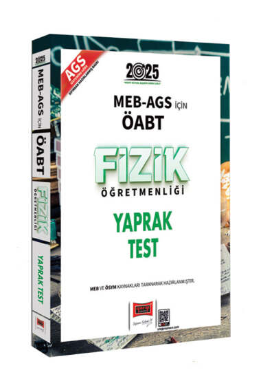 Yargı Yayınları 2025 MEB-AGS ÖABT Fizik Öğretmenliği Yaprak Test - 1