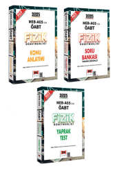 Yargı Yayınları 2025 MEB-AGS ÖABT Fizik Öğretmenliği Konu-Soru-Yaprak Test Seti - Yargı Yayınları