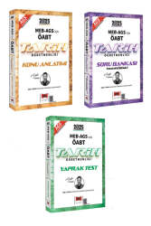 Yargı Yayınları 2025 MEB-AGS ÖABT Tarih Öğretmenliği Konu-Soru-Yaprak Test Seti - Yargı Yayınları