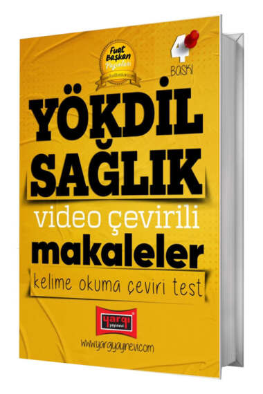 Yargı Yayınları 2025 YÖKDİL Sağlık Video Çevirili Makaleler - 1