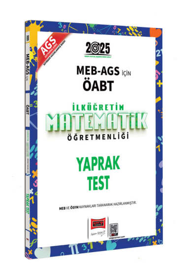 Yargı Yayınları 2025 MEB AGS ÖABT İlköğretim Matematik Öğretmenliği Yaprak Test - 1