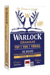 Yargı Yayınları YDT YDS YÖKDİL Warlock Grammar Dil Bilgisi Konu Anlatımı ve Soru Bankası (1500 Soru) - Yargı Yayınları