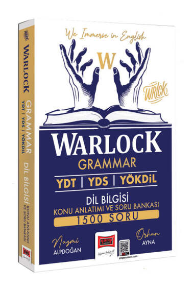 Yargı Yayınları YDT YDS YÖKDİL Warlock Grammar Dil Bilgisi Konu Anlatımı ve Soru Bankası (1500 Soru) - 1