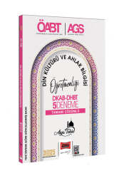 Yargı Yayınları 2025 MEB AGS ÖABT DKAB-DHBT Din Kültürü ve Ahlak Bilgisi Öğretmenliği Tamamı Çözümlü 5 Deneme (Asya Tekin) - Yargı Yayınları
