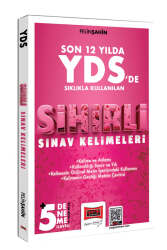 Yargı Yayınları YDS İçin Son 12 Yılda Sıklıkla Kullanılan Sihirli Sınav Kelimeleri (+5 Deneme İlaveli) - Yargı Yayınları