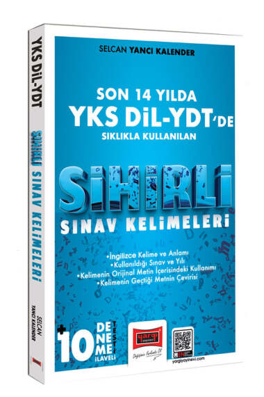 Yargı Yayınları YKS-Dil ve YDT İçin Son 14 Yılda Sıklıkla Kullanılan Sihirli Sınav Kelimeleri (+10 Deneme İlaveli) - 1