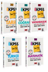 Yargı Yayınları 2026 E-KPSS Tam Not Serisi Hem Konu Hem Soru Tüm Dersler Seti - Yargı Yayınları