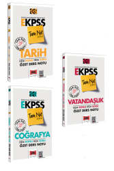 Yargı Yayınları 2026 E-KPSS Tam Not Serisi Hem Konu Hem Soru Genel Kültür Seti - Yargı Yayınları