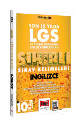 Yargı Yayınları 8.Sınıf LGS Son 15 Yılda Sıklıkla Kullanılan Sihirli Sınav Kelimeleri (İngilizce) - Yargı Yayınları