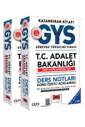 Yargı Yayınları 2025 T.C Adalet Bakanlığı Zabıt Katibi Kadrosu İçin Ders Notları (2 Cilt) - Yargı Yayınları