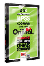 Yargı Yayınları 2026 KPSS Lise-Önlisans Coğrafya Orijinal 2010-2024 Konu Konu Çıkmış Sorular - Yargı Yayınları