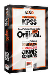 Yargı Yayınları 2026 KPSS Ön Lisans GK-GY Orijinal 2010-2024 Konu Konu Çıkmış Sorular - Yargı Yayınları