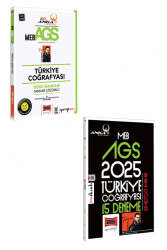 Yargı Yayınları 2025 MEB-AGS Anka Serisi Türkiye Coğrafyası Soru ve Deneme Seti (2 Kitap) - Yargı Yayınları