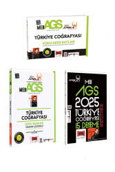 Yargı Yayınları 2025 MEB-AGS Anka Serisi Türkiye Coğrafyası Video-Soru-Deneme Seti (3 Kitap) - Yargı Yayınları