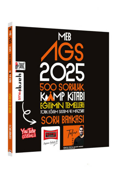 Yargı Yayınları 2025 MEB-AGS 500 Soruluk Kamp Kitabı Eğitimin Temelleri Soru Bankası (Tufan Genç) - 1