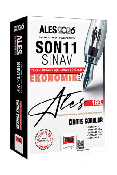 Yargı Yayınları 2026 ALES Ekonomik Seri Son 11 Sınav Çıkmış Sorular (13 Nisan 2025 Sınavı Dahil) - 1