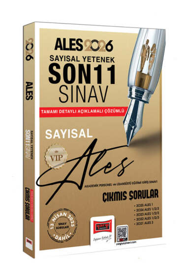 Yargı Yayınları 2026 ALES VIP Sayısal Yetenek Son 11 Sınav Çıkmış Sorular (13 Nisan 2025 Sınavı Dahil) - 1