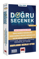 Yargı Yayınları 2025 Doğru Seçenek Vergi Dairesi Müdürlüğü Sınavlarına Hazırlık Kitabı 18.Baskı - Yargı Yayınları