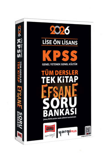 Yargı Yayınları 2026 KPSS Lise Ön Lisans GK-GY Tüm Dersler Tek Kitap Efsane Soru Bankası - 1