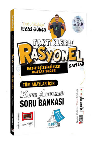 Yargı Yayınları Tüm Adaylar İçin Taktiklerle Rasyonel Sayılar Konu Anlatımlı Soru Bankası (İlyas Güneş) - 1