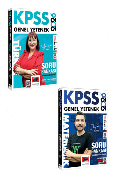 Yargı Yayınları 2026 KPSS Genel Yetenek Türkçe-Matematik Tamamı Çözümlü Soru Bankası Seti (2 Kitap) - 1