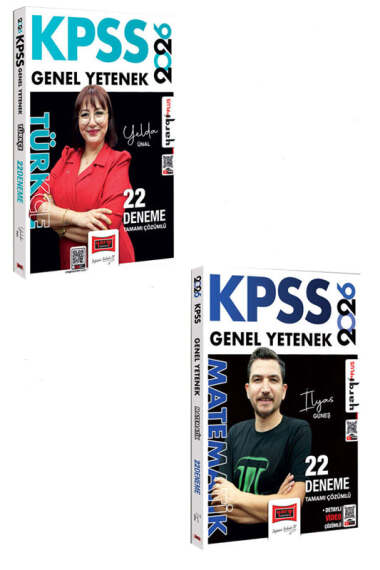Yargı Yayınları 2026 KPSS Genel Yetenek Türkçe-Matematik Deneme Seti (2 Kitap) - 1