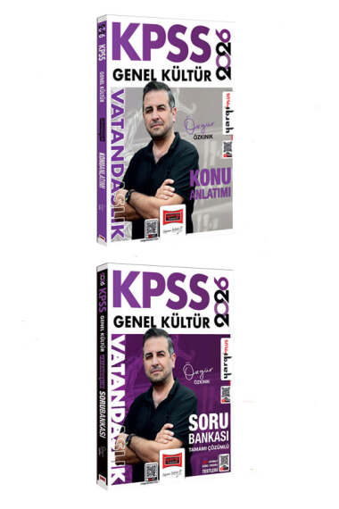 Yargı Yayınları 2026 KPSS Genel Kültür Vatandaşlık Konu Anlatımı ve Soru Bankası Seti (Özgür Özkınık) - 1