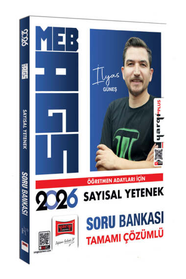 Yargı Yayınları 2026 MEB-AGS Öğretmen Adayları İçin Tamamı Çözümlü Sayısal Soru Bankası (İlyas Güneş) - 1