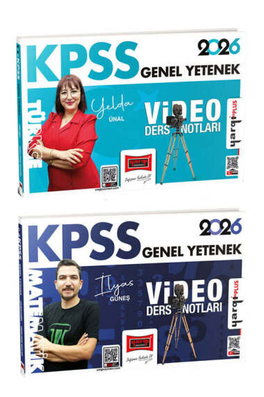 Yargı Yayınları 2026 KPSS Genel Yetenek Video Ders Notları Seti (2 Kitap) - 1