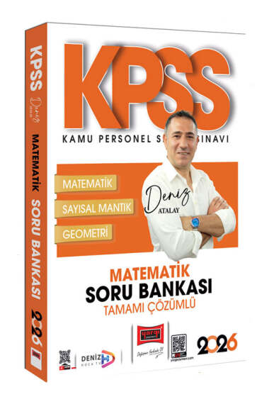Yargı Yayınları 2026 KPSS Genel Yetenek Tamamı Çözümlü Matematik Soru Bankası (Deniz Atalay) - 1