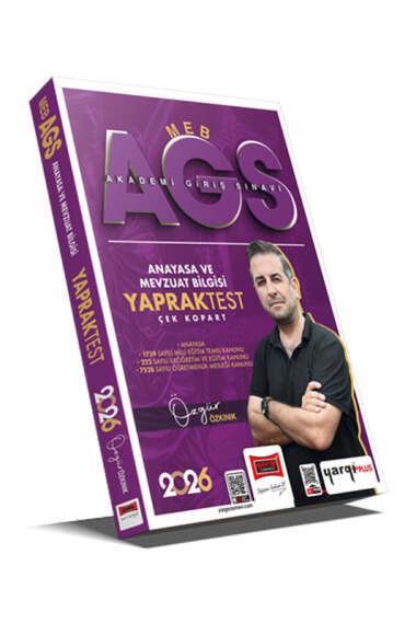 Yargı Yayınları 2026 MEB-AGS Anayasa ve Mevzuat Bilgisi Çek Kopart Yaprak Test - 1
