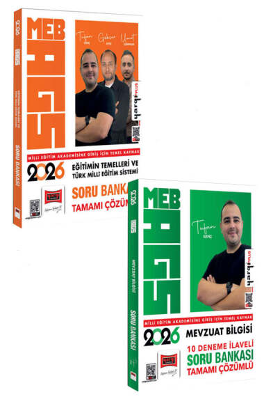 Yargı Yayınları 2026 MEB-AGS Eğitimin Temelleri ve Mevzuat Bilgisi Soru Bankası Seti (2 Kitap) - 1