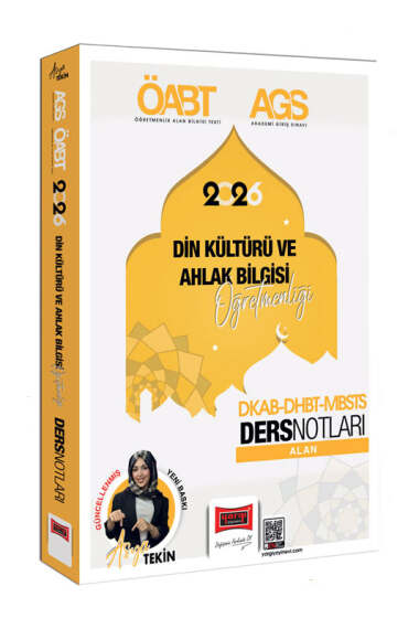 Yargı Yayınları 2026 MEB-AGS DKAB-DHBT-MBSTS Din Kültürü ve Ahlak Bilgisi Öğretmenliği Video Ders Notları (Asya Tekin) - 1
