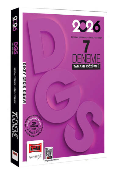 Yargı Yayınları 2026 DGS Sayısal-Sözel Yetenek Tamamı Çözümlü 7 Deneme - 1