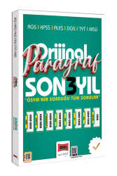 Yargı Yayınları 2026 KPSS AGS ALES DGS TYT MSÜ Orijinal Paragraf Son 3 Yıl Çıkmış Sorular - Yargı Yayınları