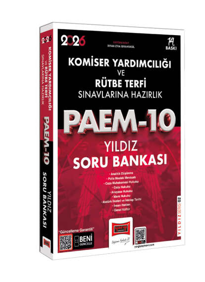 Yargı Yayınları 2026 PAEM Komiser Yardımcılığı ve Rütbe Terfi Sınavlarına Hazırlık Yıldız Soru Bankası - 1