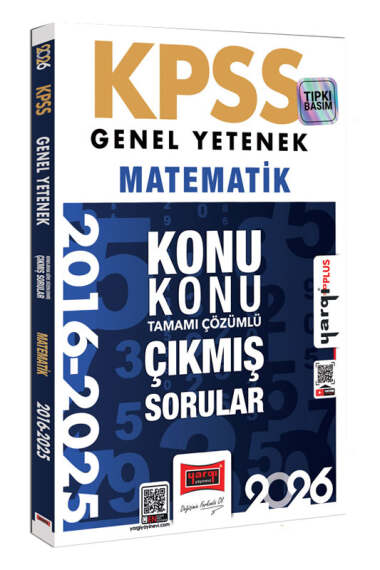 Yargı Yayınları 2026 KPSS Genel Yetenek Matematik 2016-2026 Konu Konu Tamamı Çözümlü Çıkmış Sorular - 1