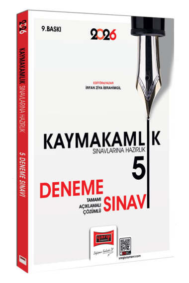 Yargı Yayınları 2026 Kaymakamlık Sınavlarına Hazırlık 5 Deneme Sınavı - 1