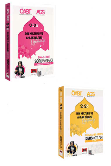 Yargı Yayınları 2026 MEB-AGS DKAB DHBT MBSTS Din Kültürü ve Ahlak Bilgisi Öğretmenliği Soru ve Video Ders Notları Seti (Asya Tekin) - 1