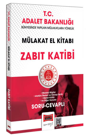 Yargı Yayınları T.C. Adalet Bakanlığı Zabıt Katibi Mülakat El Kitabı Soru Cevaplı - 1
