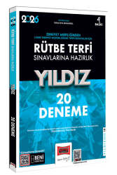 Yargı Yayınları 2026 Rütbe Terfi Sınavlarına Hazırlık Yıldız 20 Deneme - Yargı Yayınları