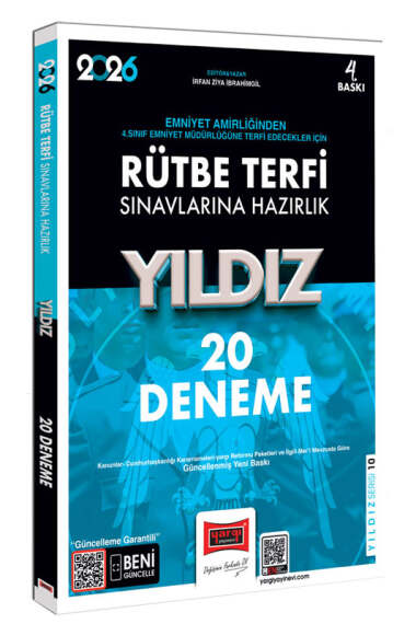Yargı Yayınları 2026 Rütbe Terfi Sınavlarına Hazırlık Yıldız 20 Deneme - 1