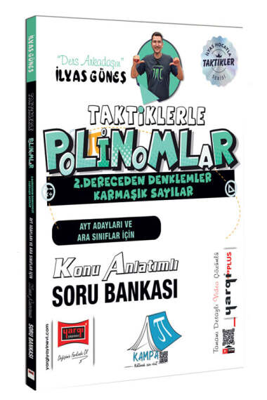 Yargı Yayınları AYT Adayları ve Ara Sınıflar İçin Taktiklerle Polinomlar 2.Dereceden Denklemler Konu Anlatımlı Soru Bankası - 1